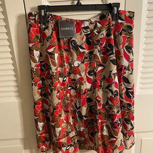 Women's Floral Print Skirt